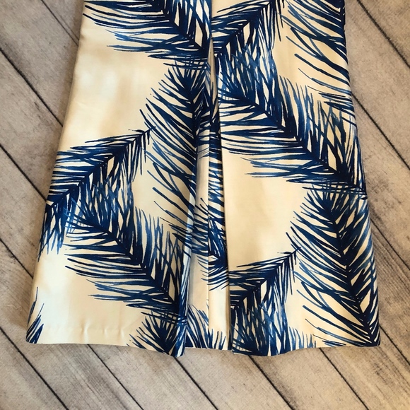 Tory Burch Women's Dress, Cream and Blue, Silk - Picture 5 of 5